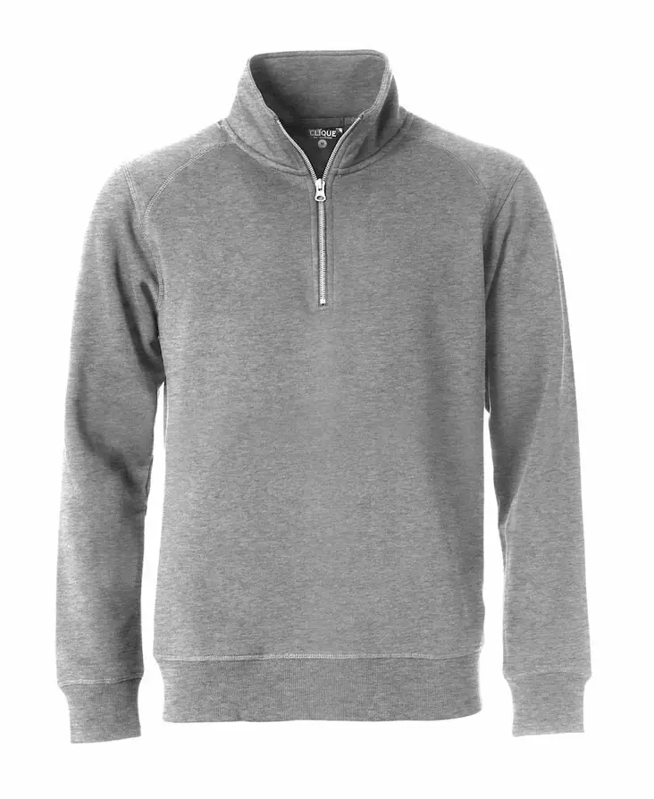Clique Classic Half Zip, meleerattu harmaa - Clique Vaatteet - 021043-95 - 1