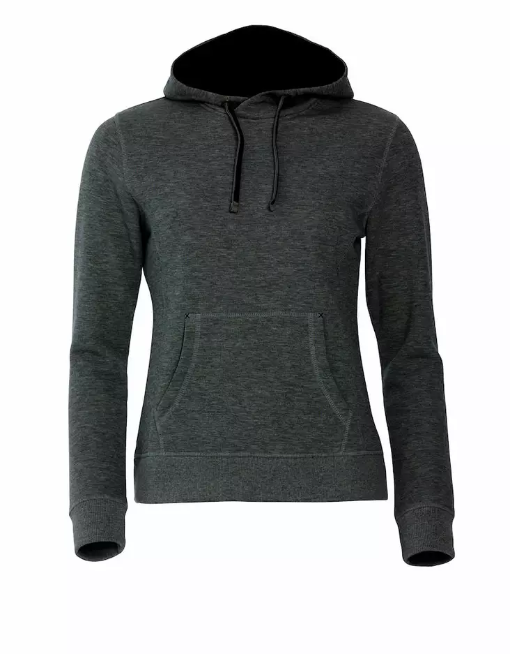 Clique Classic Hoody Ladies, Antracit Melange - Clique Vaatteet - 021042-955 - 1