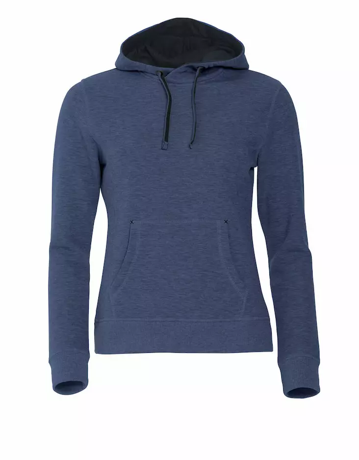 Clique Classic Hoody Ladies, Blue Melange - Clique Vaatteet - 021042-565 - 1
