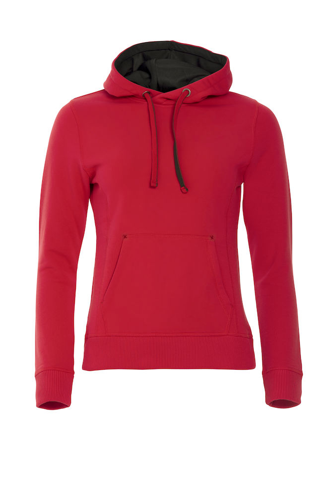 Clique Classic Hoody Ladies, punainen - Clique Vaatteet - 021042-35 - 1
