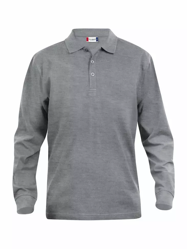 Clique Classic Lincoln L/S, meleerattu harmaa - Clique Vaatteet - 028245-95 - 1