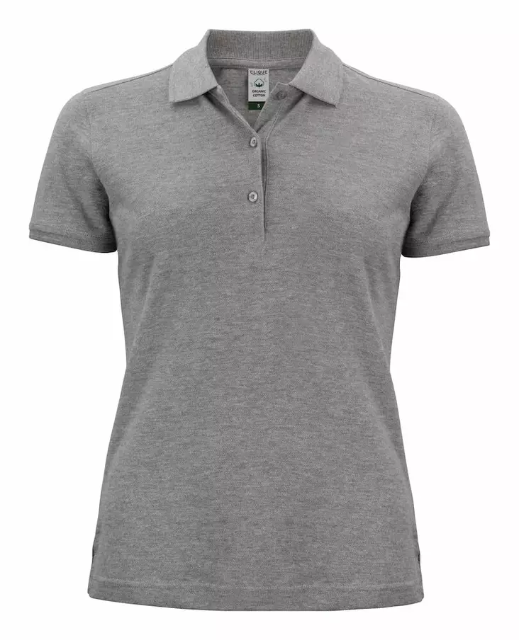 Clique Classic OC Polo Women, Meleerattu Harmaa - Clique Vaatteet - 028265-95 - 1