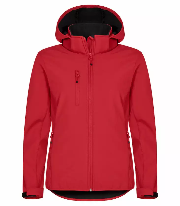 Clique Classic Softshell Hoody Lady, Red - Clique Vaatteet - 0200917-35 - 1