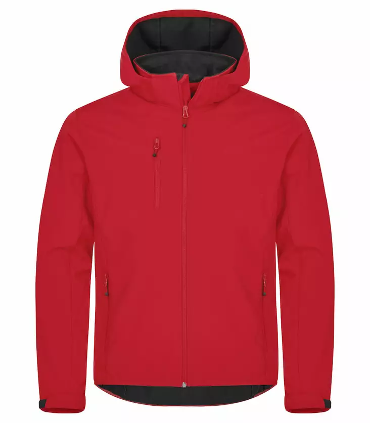 Clique Classic Softshell Hoody, Red - Clique Vaatteet - 0200912-35 - 1