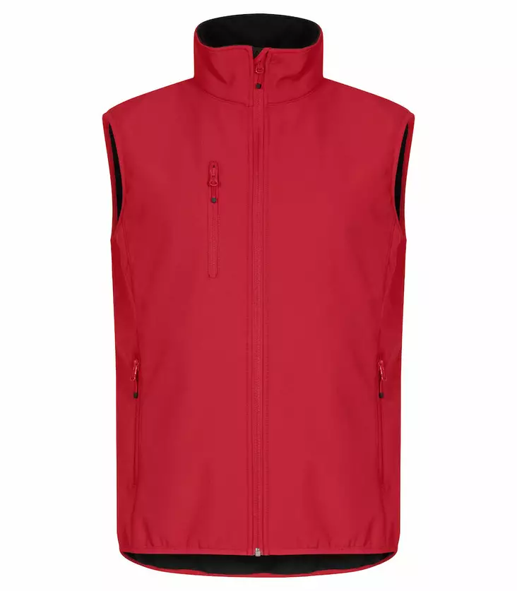 Clique Classic Softshell Vest, Red - Clique Vaatteet - 0200911-35 - 1