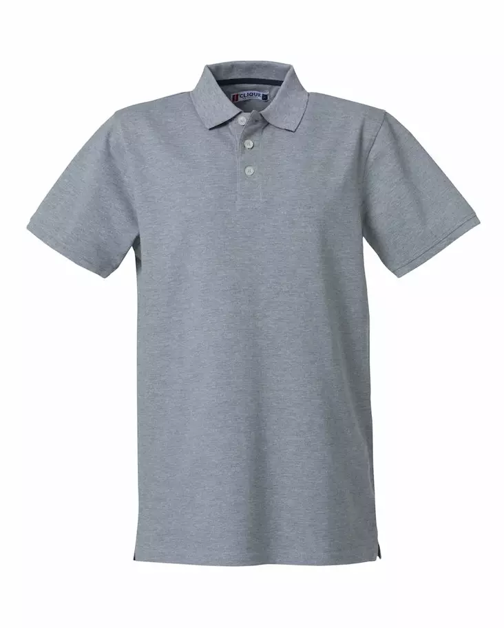 Clique Heavy Premium Polo, meleerattu harmaa - Clique Vaatteet - 028260-95 - 1