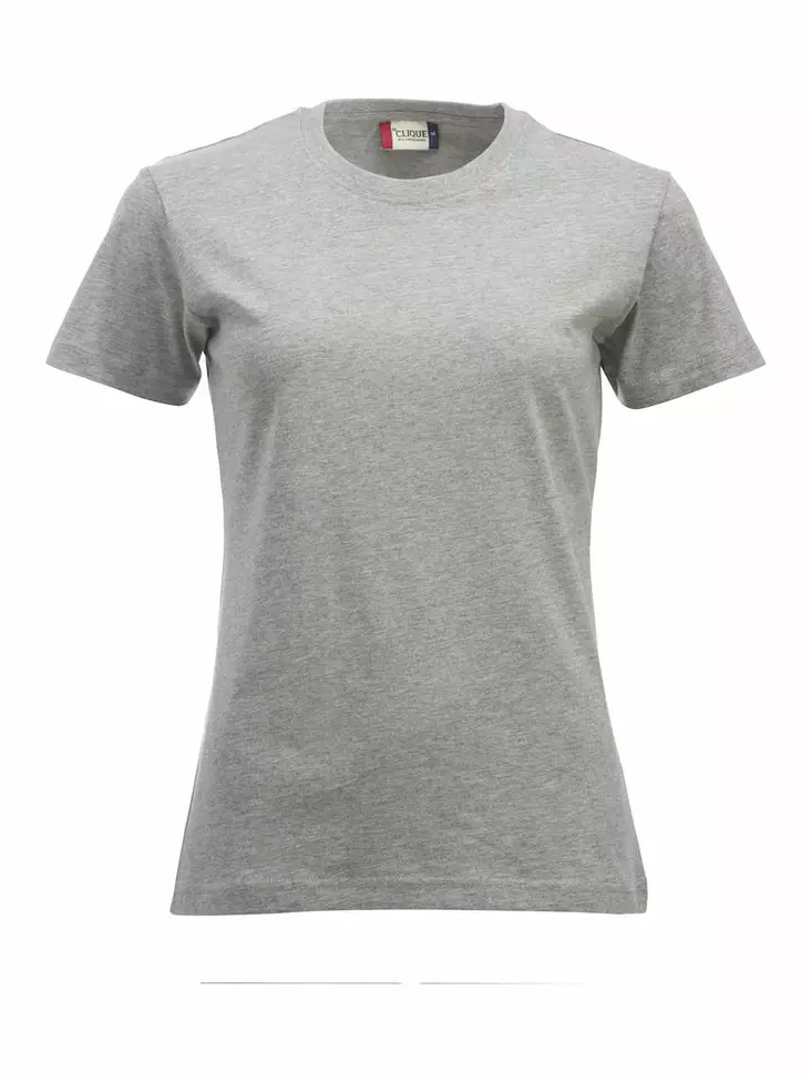 Clique New Classic-T Ladies, Meleerattu harmaa - Clique Vaatteet - 029361-95 - 1