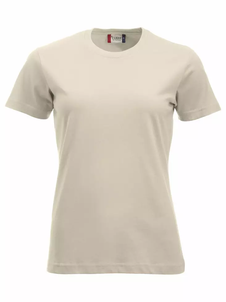 Clique New Classic-T Ladies, Vaaleankhaki - Clique Vaatteet - 029361-815 - 1