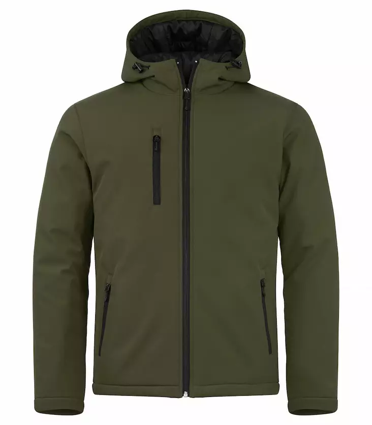 Clique Padded Hoody Softshell, Fog Green - Clique Vaatteet - 020952-75 - 1