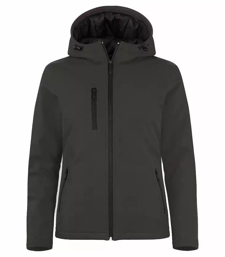 Clique Padded Hoody Softshell Lady, Dark Grey - Clique Vaatteet - 020953-945 - 1