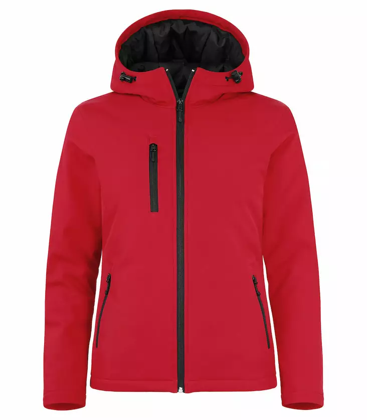 Clique Padded Hoody Softshell Lady, Red - Clique Vaatteet - 020953-35 - 1