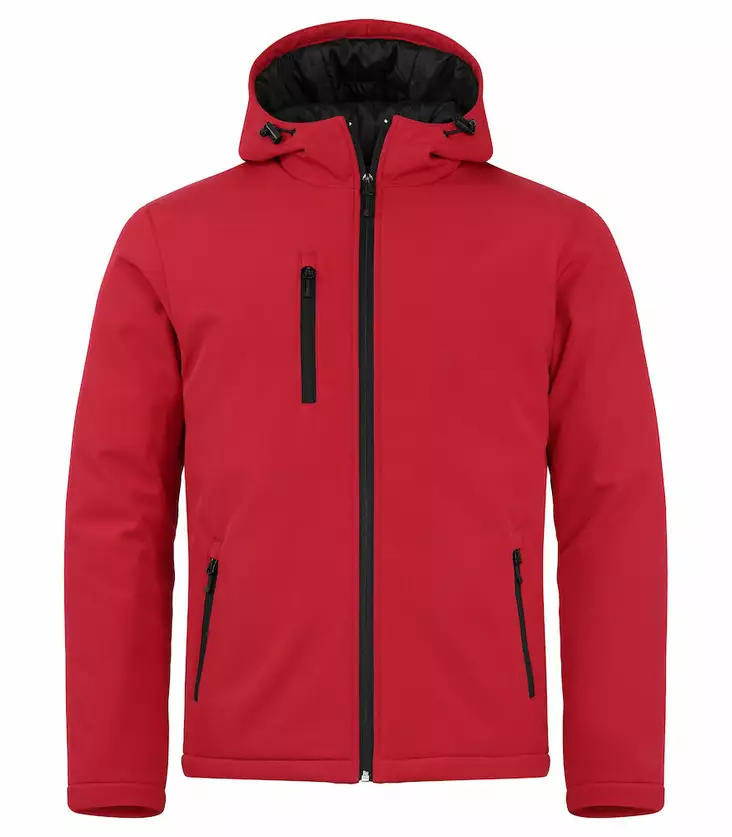 Clique Padded Hoody Softshell, punainen - Clique Vaatteet - 020952-35 - 1