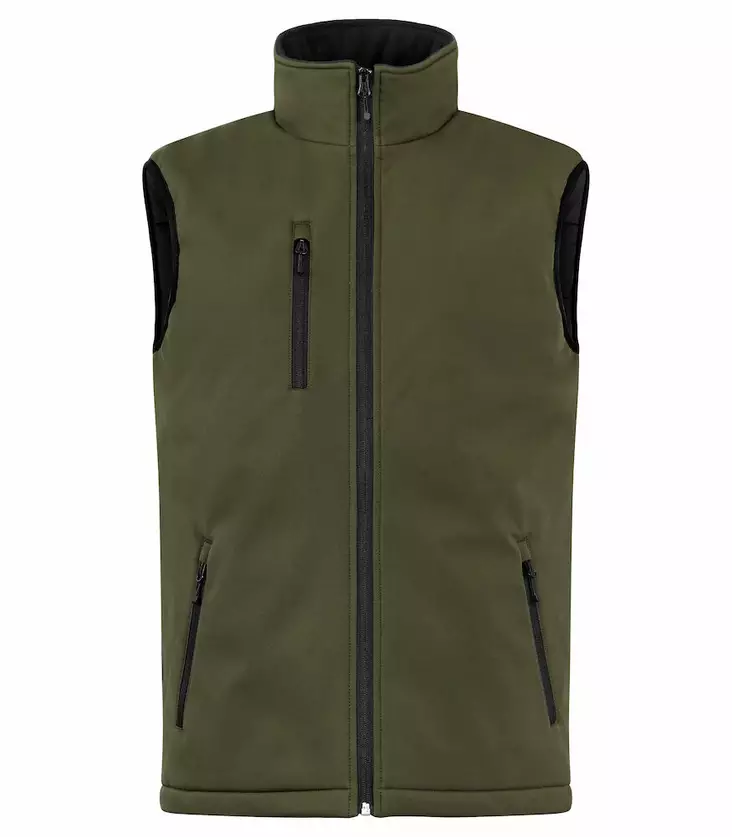 Clique Padded Softshell Vest, Fog Green - Clique Vaatteet - 020958-75 - 1