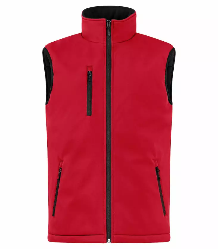 Clique Padded Softshell Vest, Punainen - Clique Vaatteet - 020958-35 - 1