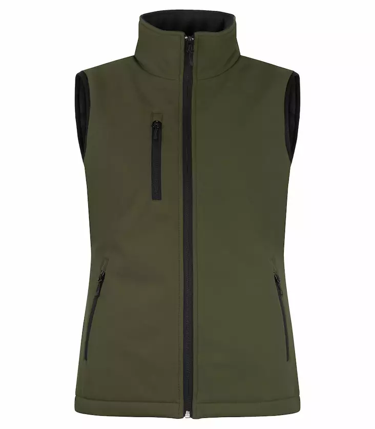 Clique Padded Softshell Vest Women, Fog Green - Clique Vaatteet - 020959-75 - 1