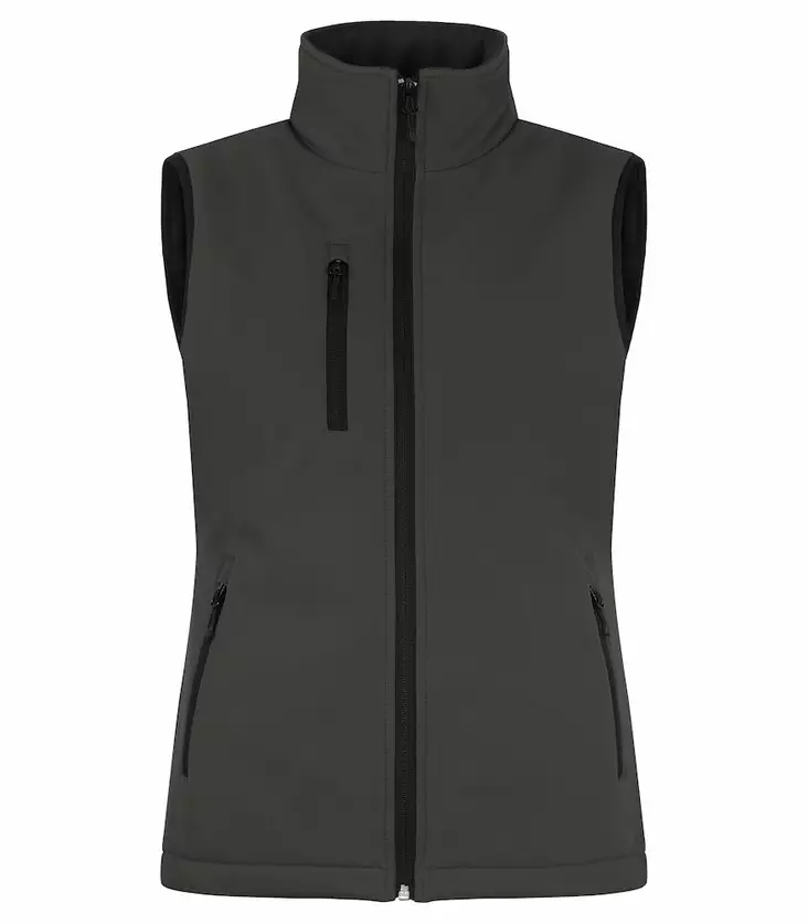 Clique Padded Softshell Vest Women, Tummanharmaa - Clique Vaatteet - 020959-945 - 1