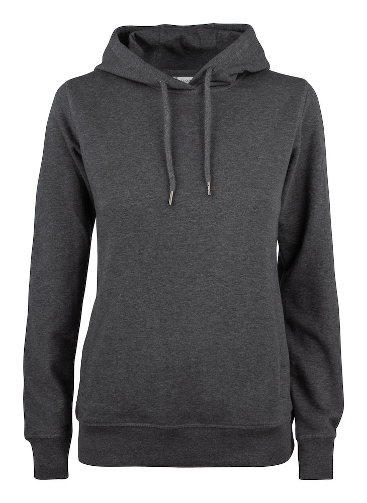 Clique Premium OC Hoody Ladies, meleerattu antrasiitti - Clique Vaatteet - 021003-955 - 1