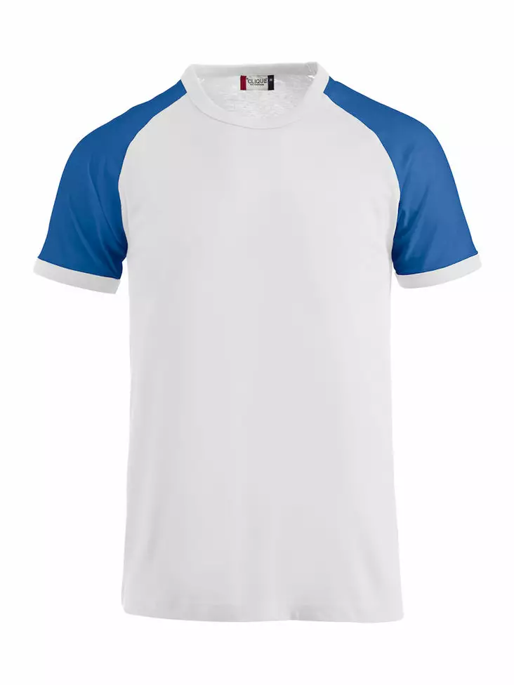 Clique Raglan-T, valkoinen/keskisin. - Clique Vaatteet - 029326-0055 - 1