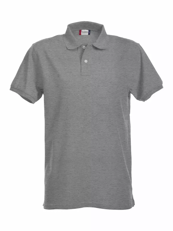 Clique Stretch Premium Polo, meleerattu harmaa - Clique Vaatteet - 028240-95 - 1