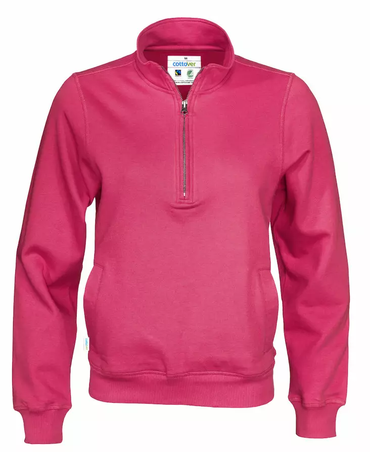 Cottover Half Zip Unisex, Cerise - Kaikki Profiilivaatemerkit - 141012-435 - 1