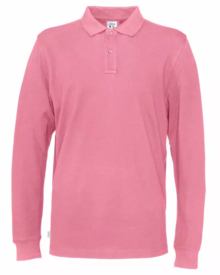 Cottover Pique Long Sleeve Man, Pinkki - Kaikki Profiilivaatemerkit - 141018-425 - 1