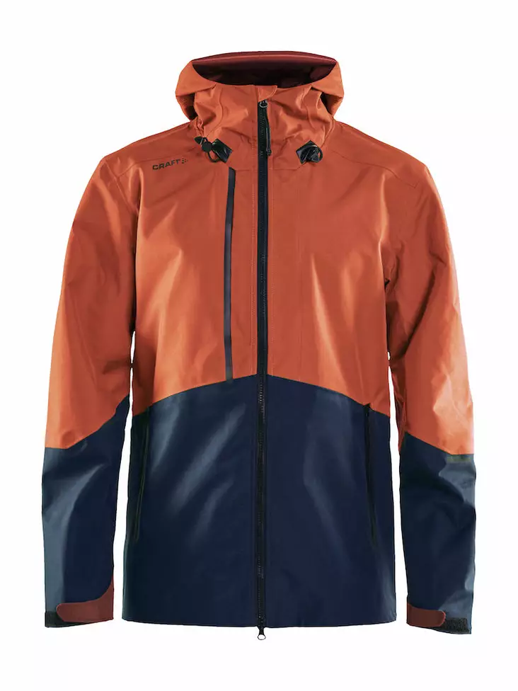 Craft Block shell jkt M, PEPPER-DARK NAVY - Craft Vaatteet - 1907994-457395 - 1