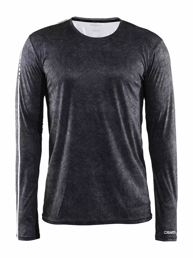 Craft Mind LS Tee M, P.Line Black/Black - Craft Vaatteet - 1903948-2095 - 1