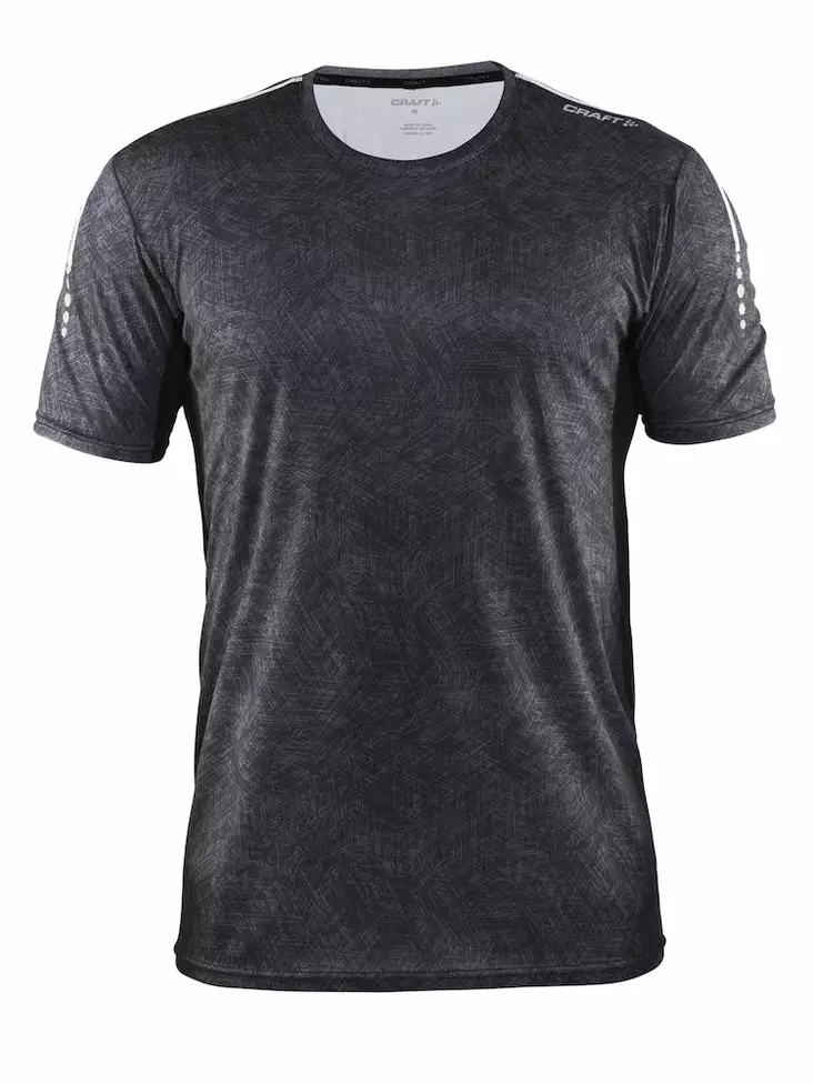Craft Mind SS Tee M, P Line Black/Platinum - Craft Vaatteet - 1903949-2095 - 1
