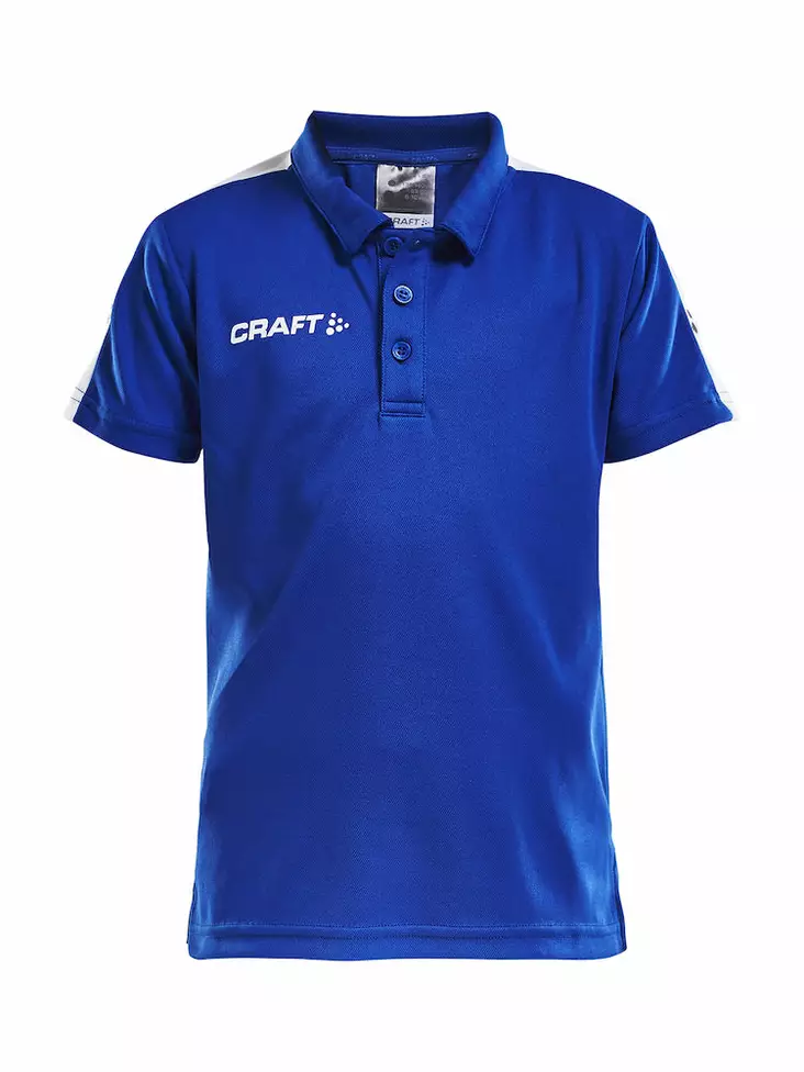 Craft PROGRESS Polo Pique JR, ROYAL BLUE/WHITE - Craft Vaatteet - 1905637-1345 - 1