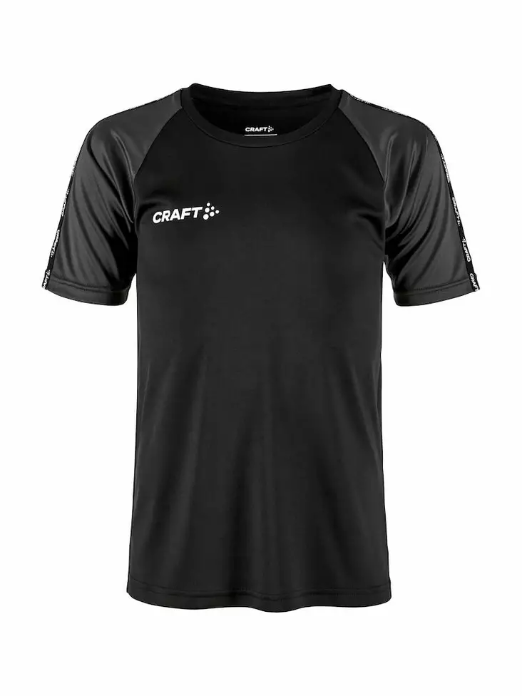Craft Squad 2.0 Contrast Jersey Jr, Black/granit - Craft Vaatteet - 1912727-999985 - 1
