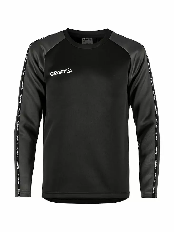 Craft Squad 2.0 Crewneck Jr, Black/granite - Craft Vaatteet - 1912736-999985 - 1