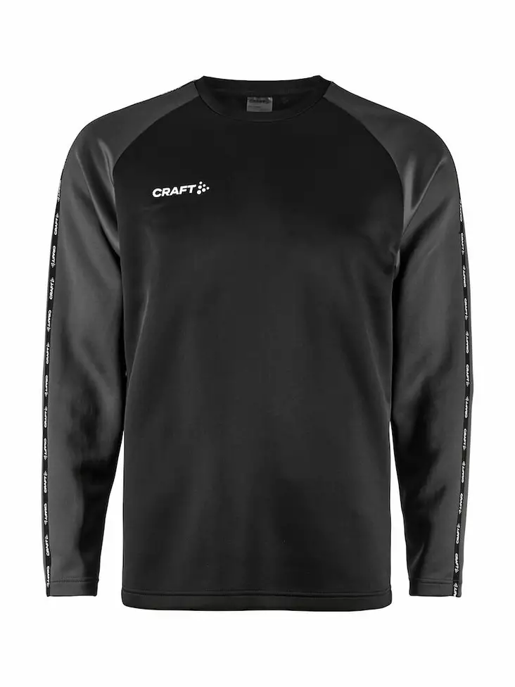 Craft Squad 2.0 Crewneck M, Black/granite - Craft Vaatteet - 1912734-999985 - 1