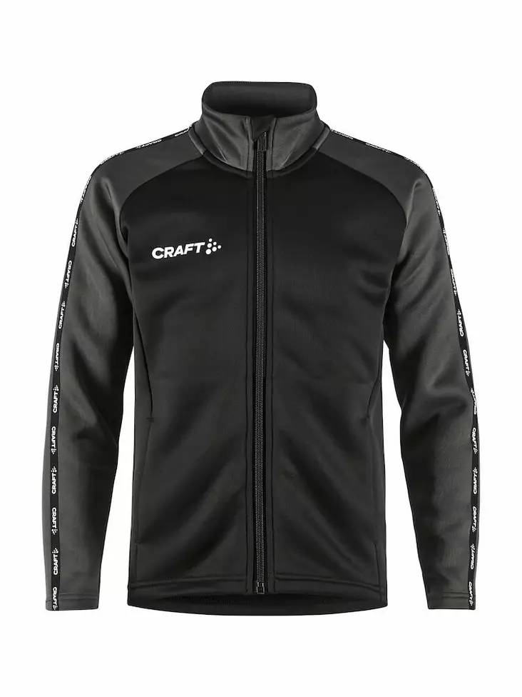 Craft Squad 2.0 Full Zip Jr, Black/granite - Craft Vaatteet - 1912730-999985 - 1