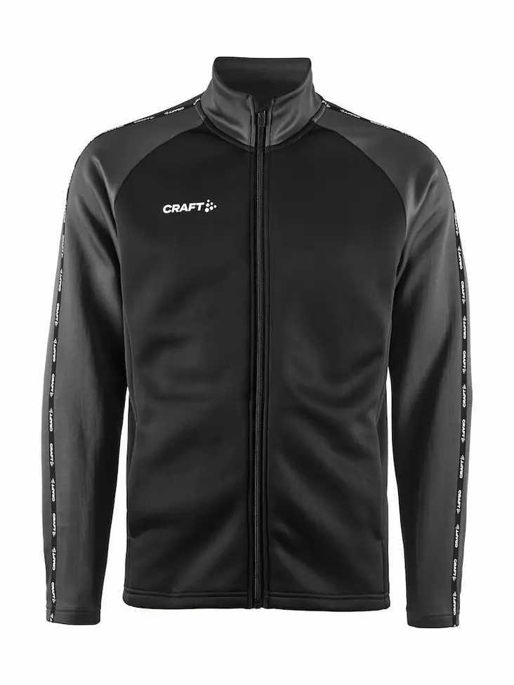 Craft Squad 2.0 Full Zip M, Black/granite - Craft Vaatteet - 1912728-999985 - 1