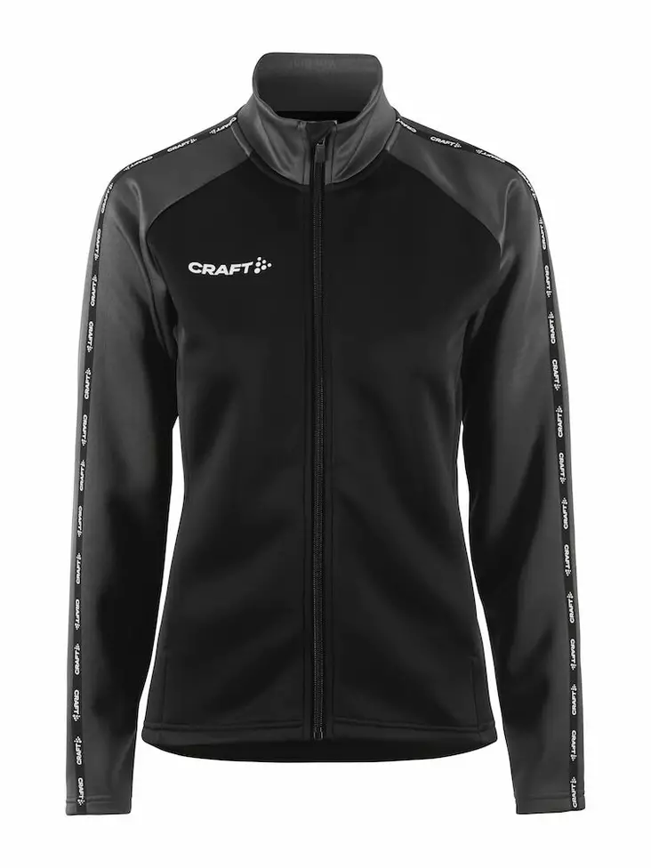 Craft Squad 2.0 Full Zip W, Black/granite - Craft Vaatteet - 1912729-999985 - 1