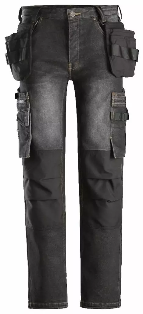 Dunderdon DW101805 P18 Stretch Denim, Musta/musta - Työhousut - DW101805 - 1