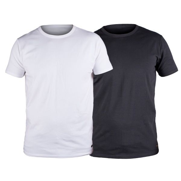 Dunderdon DW300535 T5 T-paita 2kpl/pkt, Musta+Valkoinen - Työpaidat - DW300535 - 1