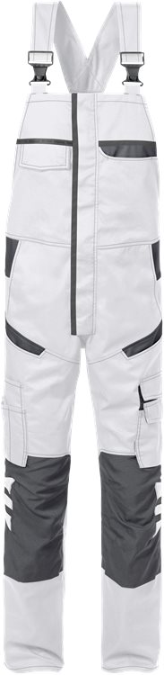 Fristads Avosuoja 1555 STFP, Valkoinen/Harmaa - Fristads Työavosuojat - 129486-965 - 1