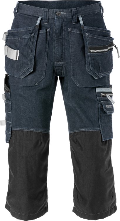Fristads Denim stretch caprihousut 2136 DCS, Indigonsininen - Fristads Työhousut - 126529-545 - 1