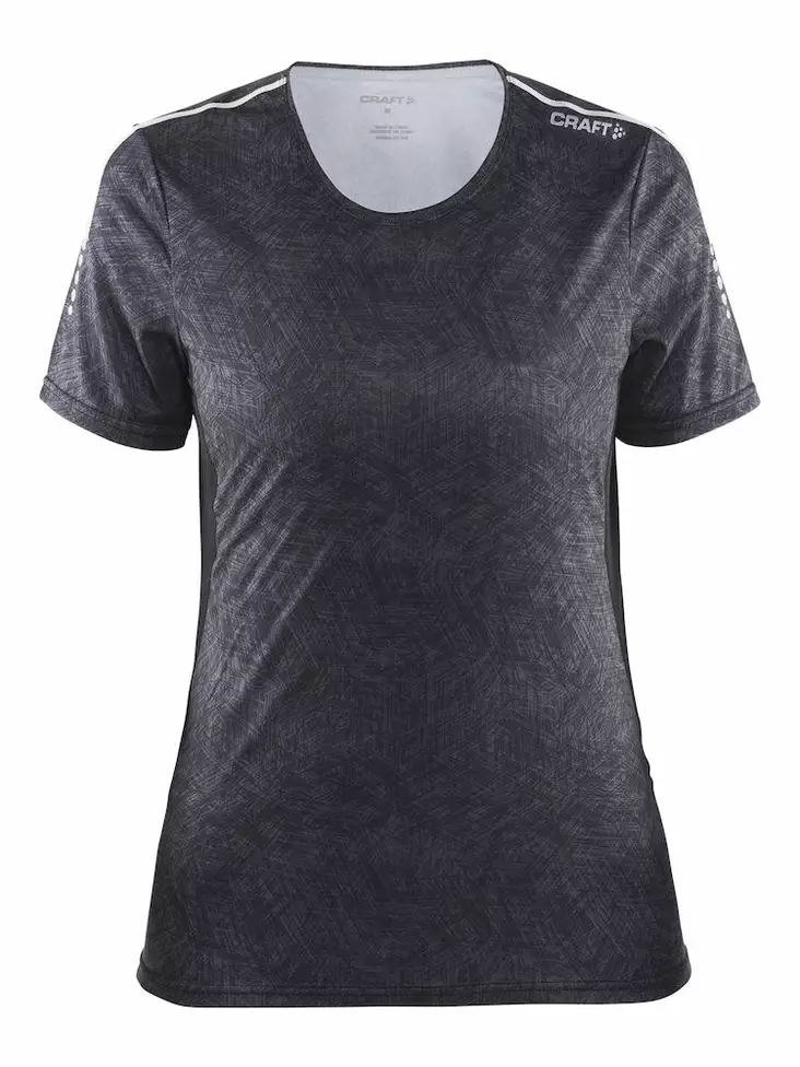 Mind SS Tee W, P.Line Black/Black/Platinum - Craft Vaatteet - 1903942-2095 - 1
