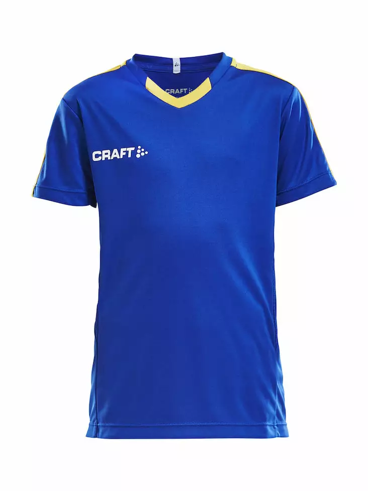 PROGRESS Jersey Contrast JR, ROYAL BLUE/SWEDEN YELLOW - Craft Vaatteet - 1905583-2345 - 1