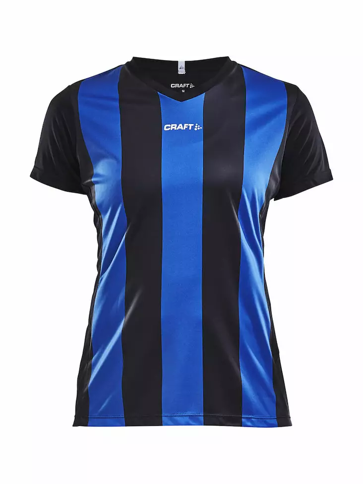 PROGRESS Jersey Stripe WMN, BLACK/ROYAL BLUE - Craft Vaatteet - 1905568-9345 - 1