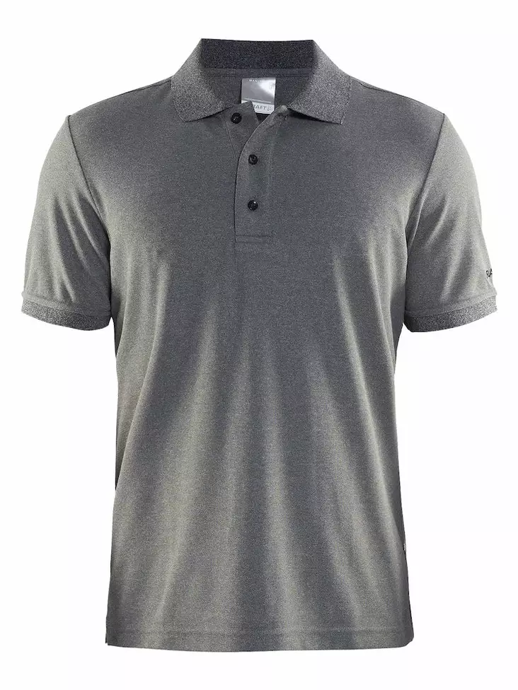 Polo Shirt Pique Classic M, Dark Grey Melange - Craft Vaatteet - 192466-1975 - 1