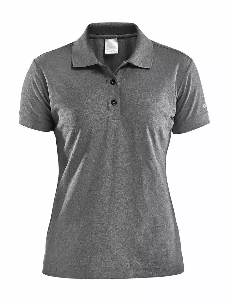 Polo Shirt Pique Classic W, Dark Grey Melange - Craft Vaatteet - 192467-1975 - 1