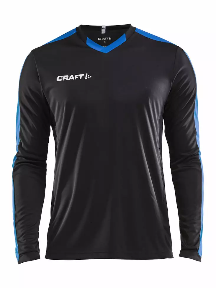 Progress Jersey Contrast LS M, Black/Royal Blue - Craft Vaatteet - 1906887-9345 - 1