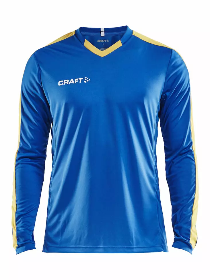 Progress Jersey Contrast LS M, Royal Blue/Sweden Yellow - Craft Vaatteet - 1906887-2345 - 1