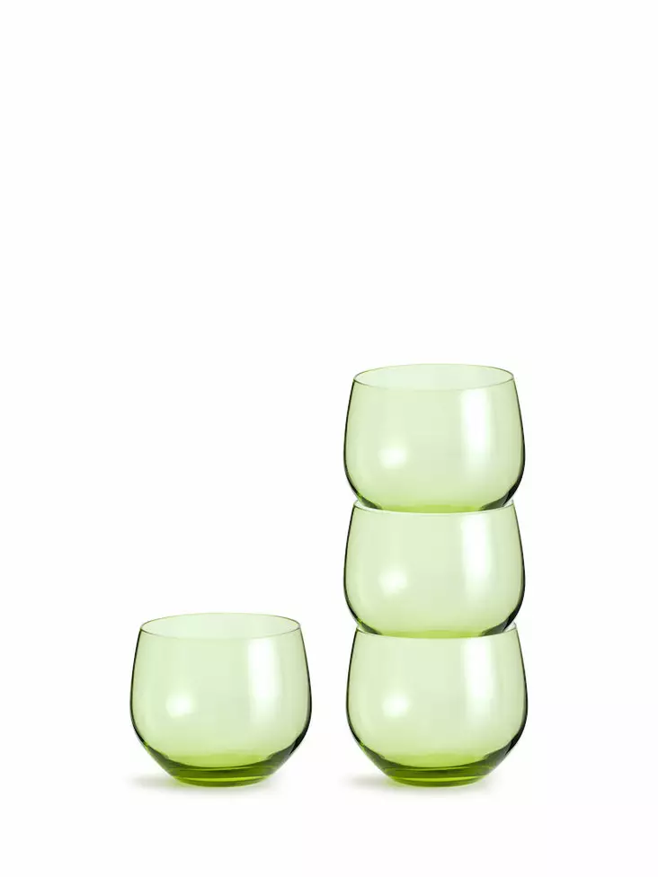 Sagaform Spectra juomalasi, 4 kpl, 35 cl, vihreä - Koti ja Keittiö - 5018135 - 1