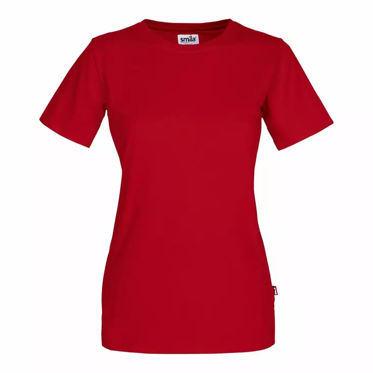Smila 76432 Helmi t-shirt w, red - Smila Työvaatteet - 76432-65 - 1
