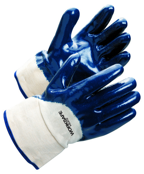 Worksafe H40-455 Nitriilikäsine, puolipin. - Asentajan työkäsineet - WS-H40-455 - 1