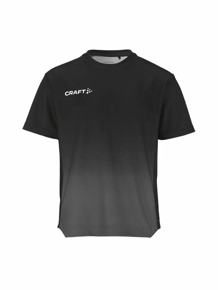 Craft Evolve 2.0 Structured Graphic Jersey JR, Black/Granite - Craft Vaatteet - 1915640-999985 - 1